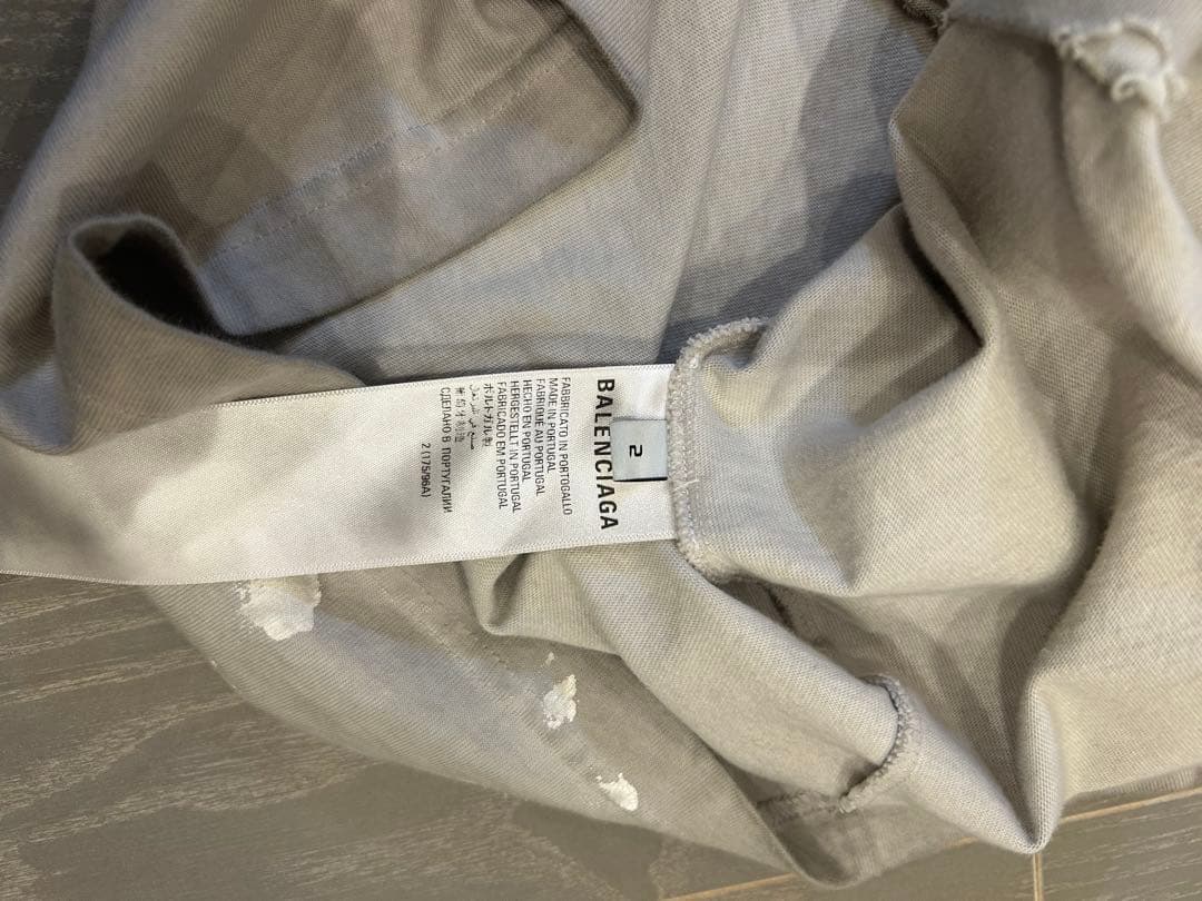 BALENCIAGA UNIFIT グレー Tシャツ