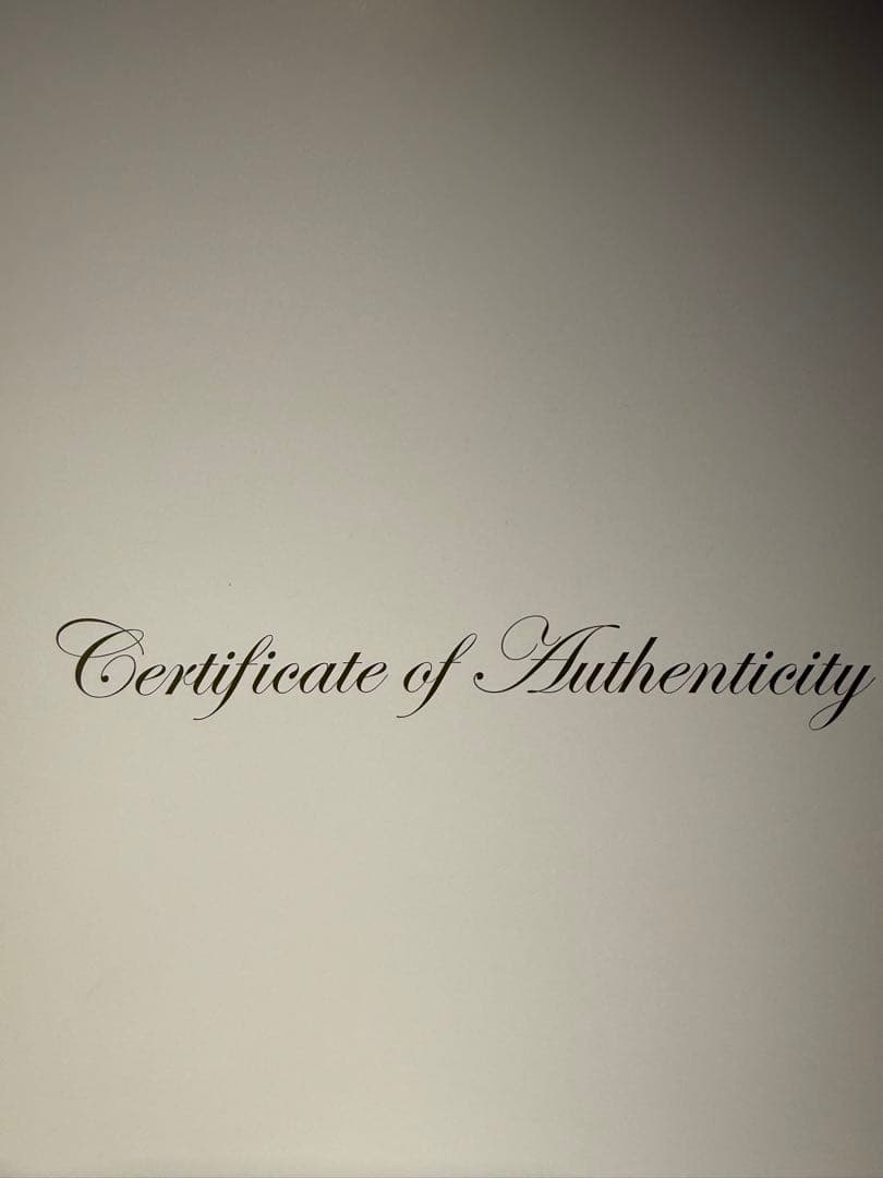 Alphonse Mucha 『黄道十二宮』　証明書