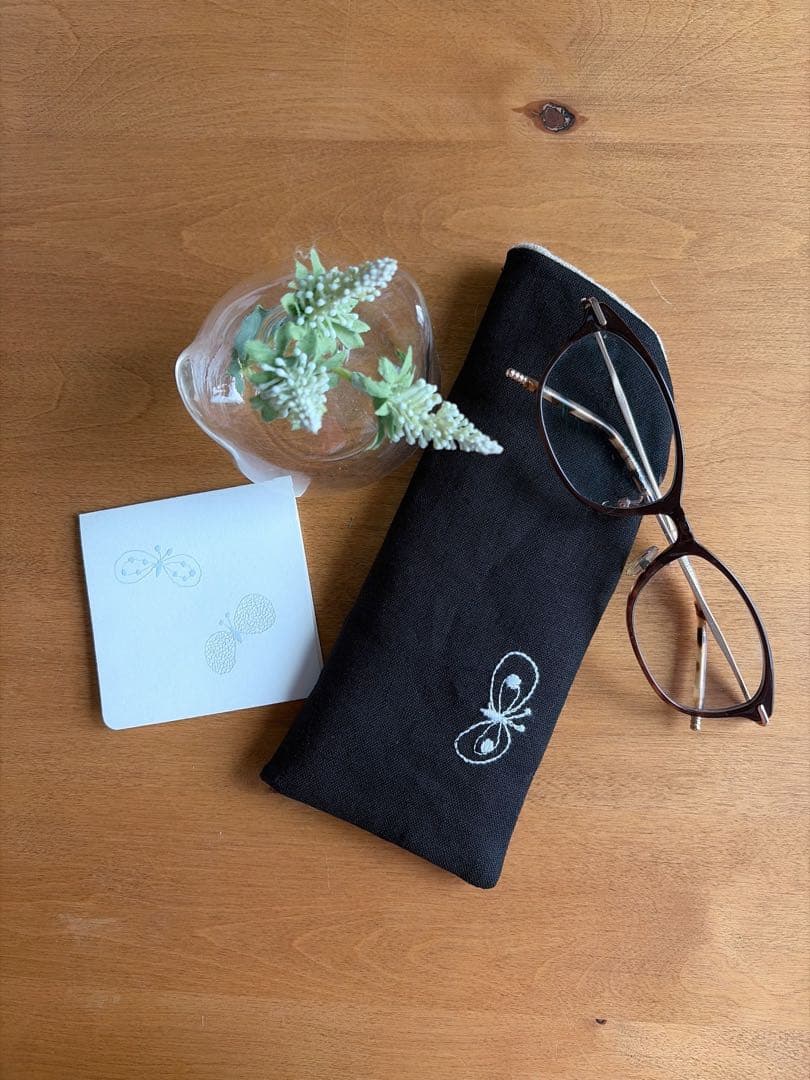 mimoza♡.・＊様オーダー⚮̈ハンドメイドメガネケース・バッグ・三角鍋つかみ