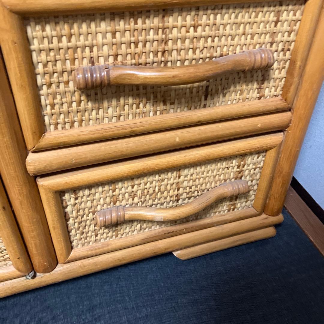 専用　ラタン収納キャビネット