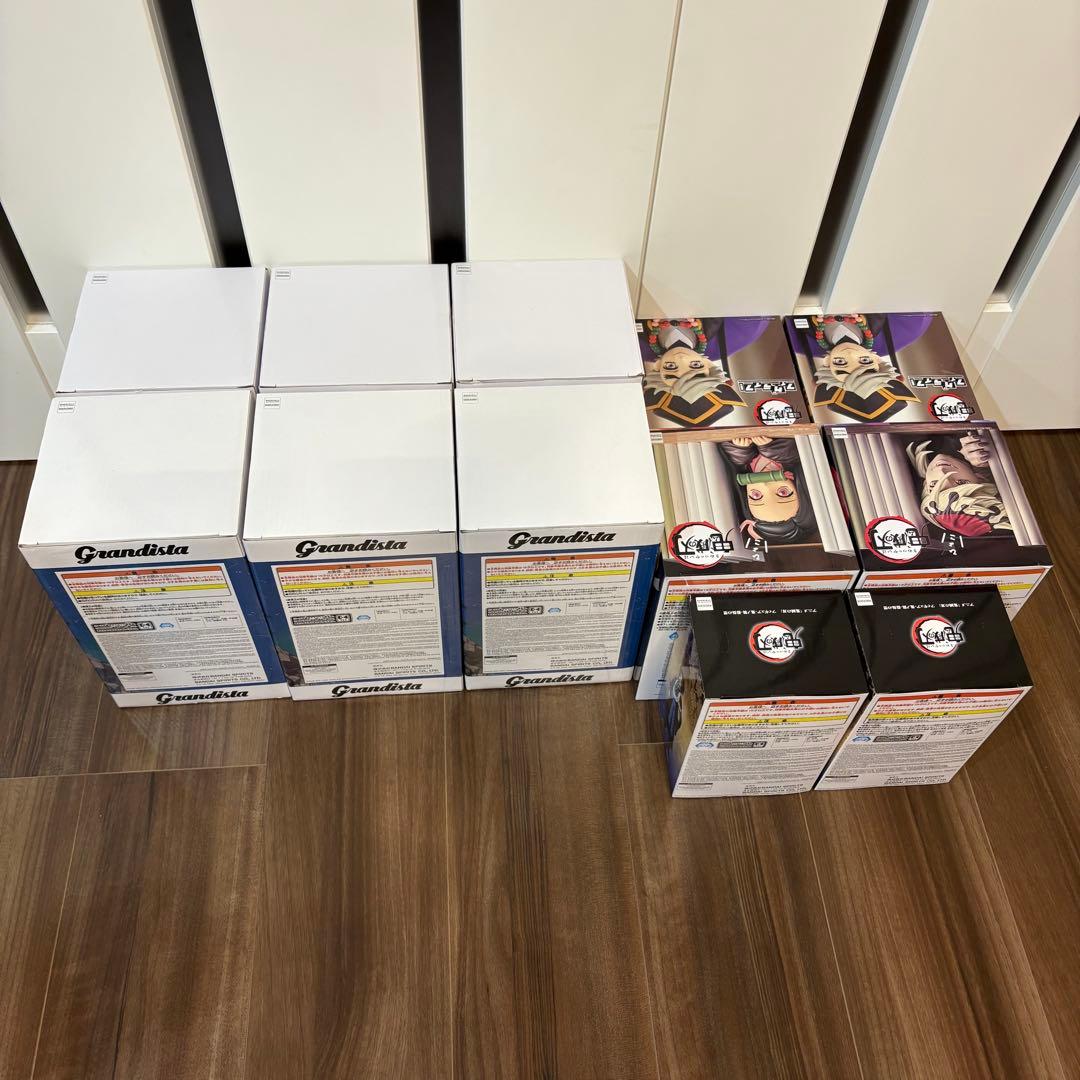 鬼滅の刃　フィギュア　グランディスタ　猗窩座　童磨　富岡義勇　煉獄杏寿郎