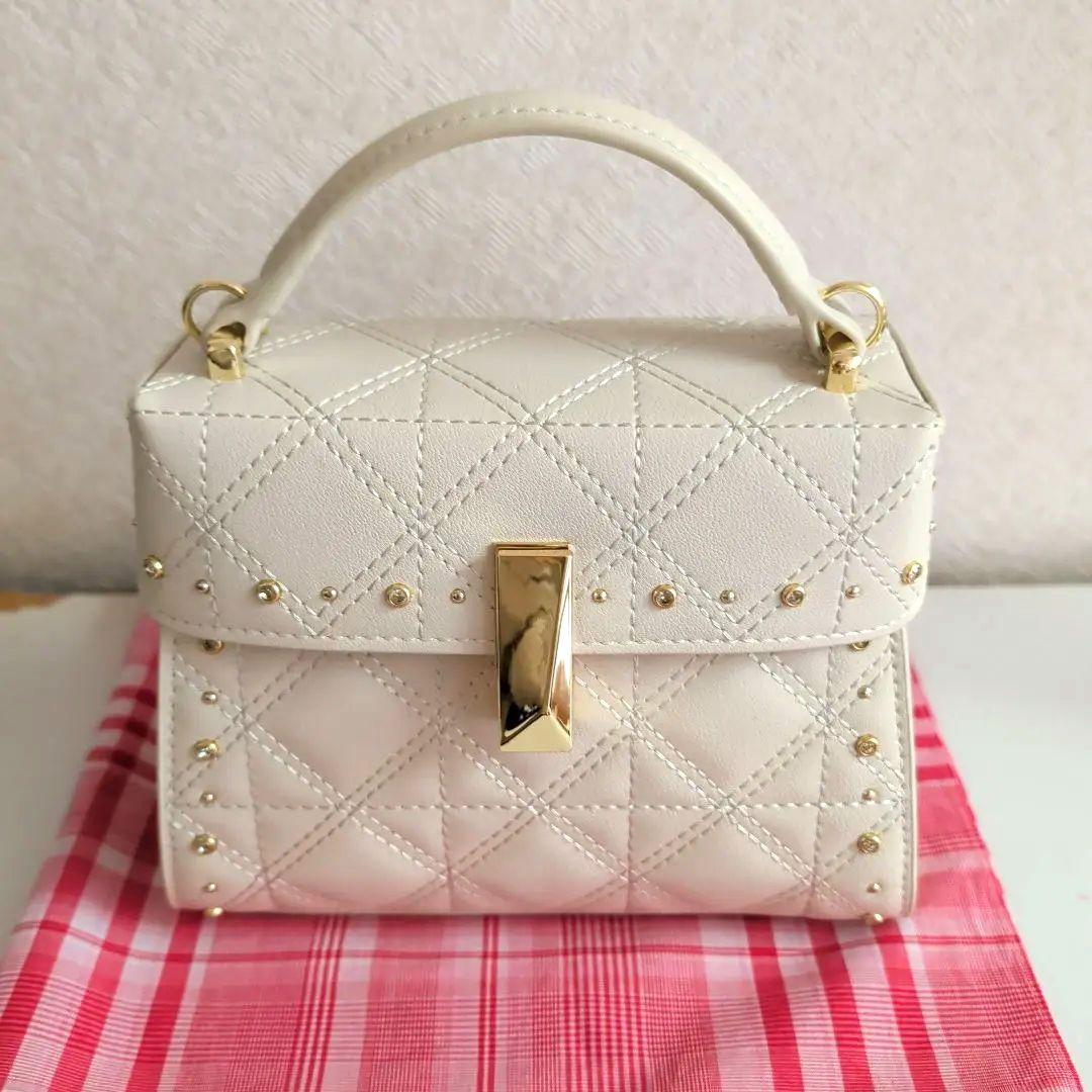 CELFORD【リュタン】キルティングビジュースタッズポシェット