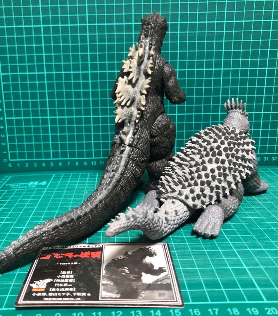 ゴジラ 1955ゴジラの逆襲★2体セット★ゴジラ50周年メモリアルボックス版