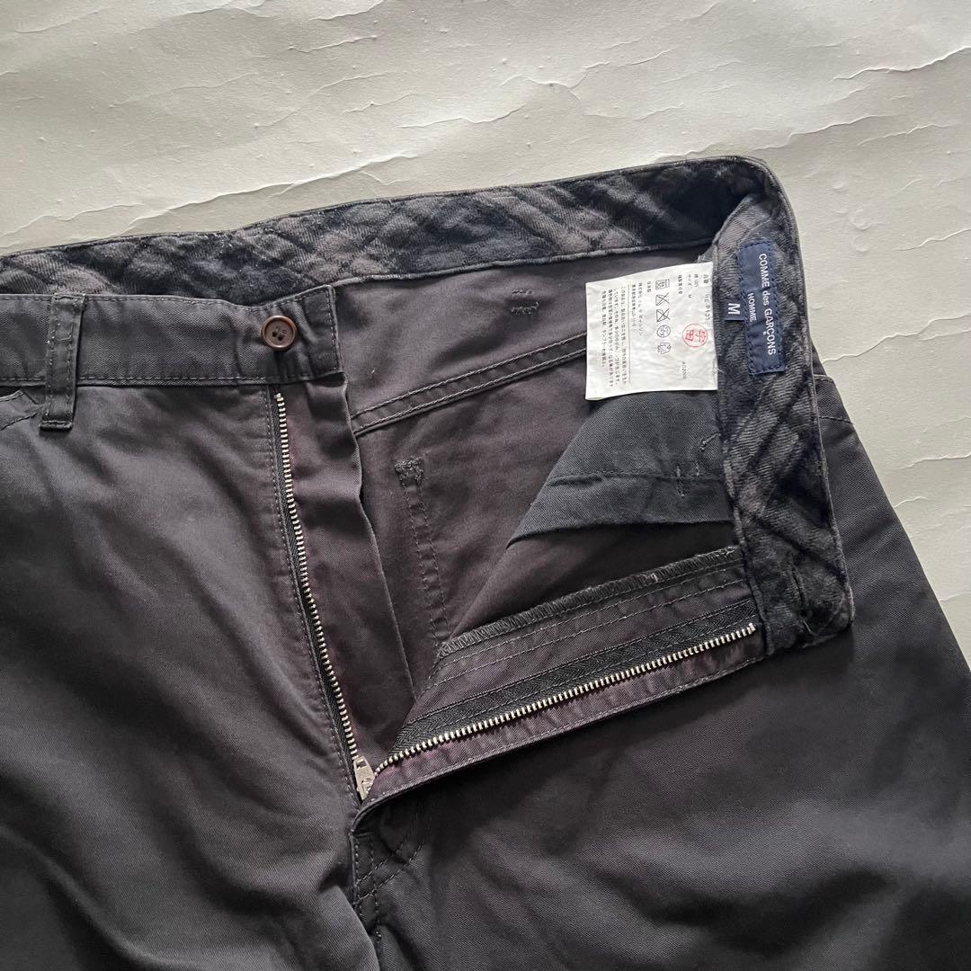 COMME des GARÇONS HOMME AD2009 ブラックチノパン