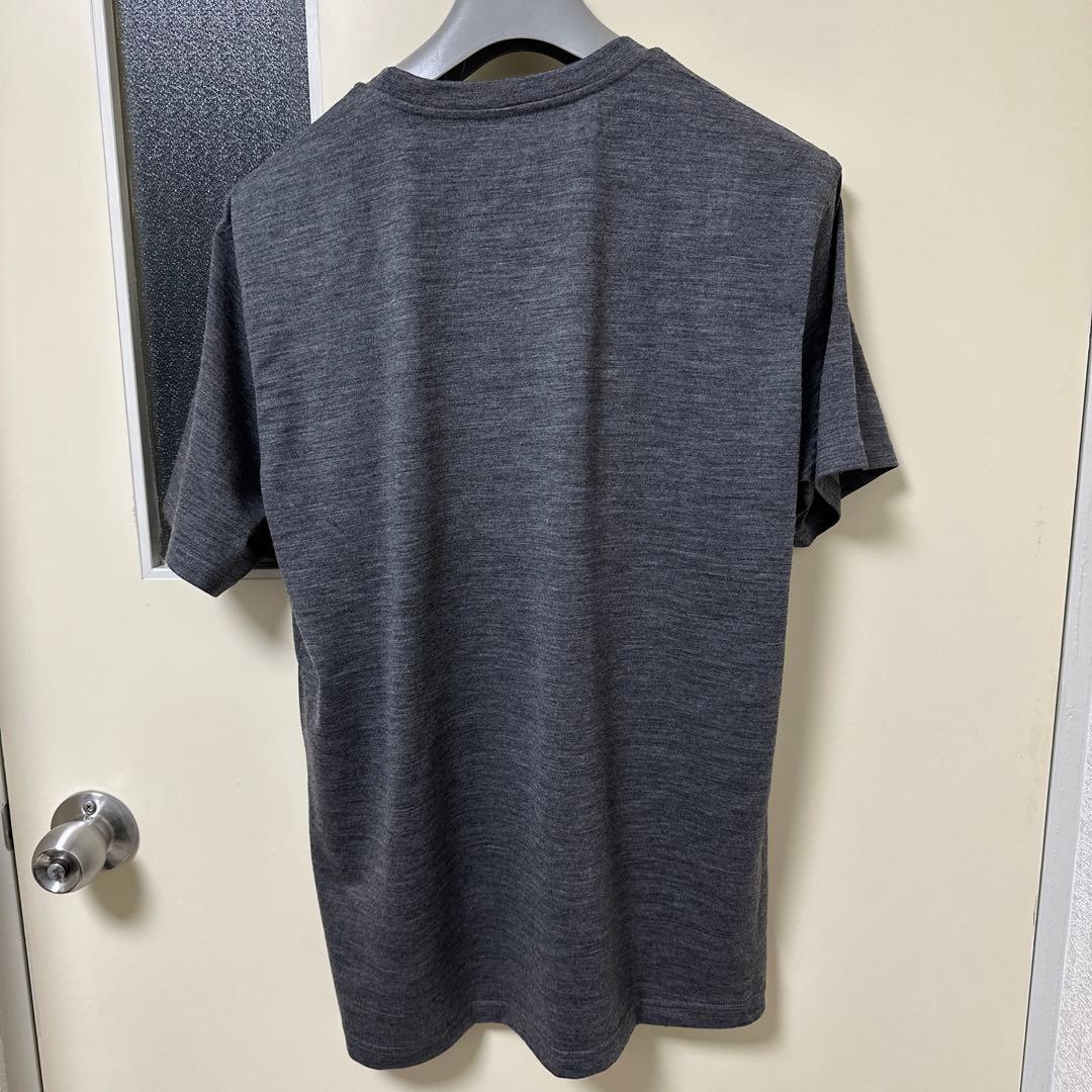 MB ハイエンド尾州ウールTシャツ　ジャストフィットモデルグレー Mサイズ