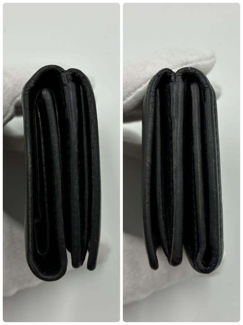 SAINT LAURENT イブサンローラン YSL ロゴ 三つ折り財布