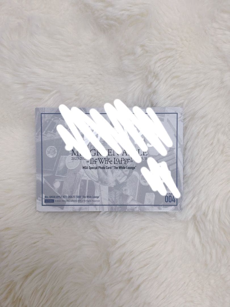 和*様 Mrs. GREEN APPLE ホワンジ 大森元貴 サインフォトカ