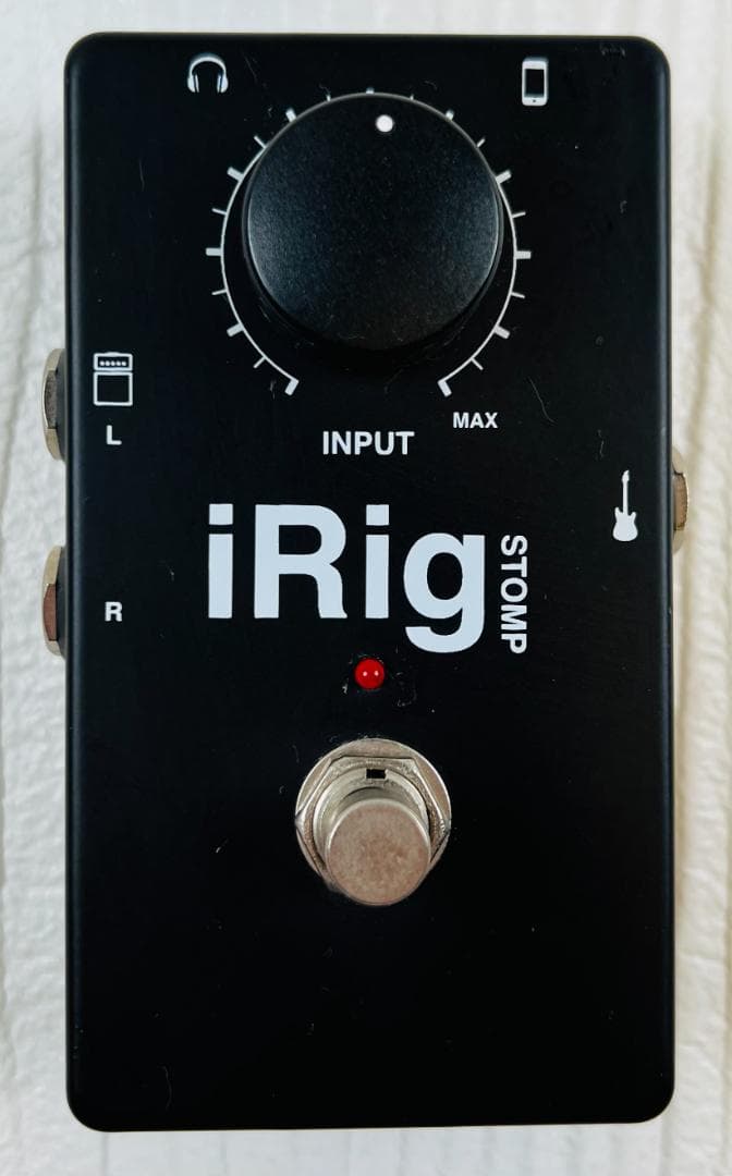 中古美品 iRig Stomp ペダルタイプ ギターインターフェース iOS対応