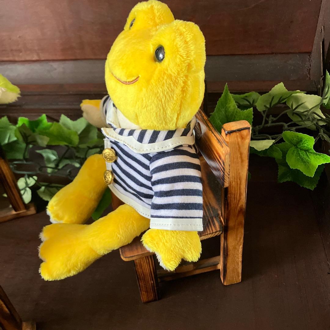 【ちびまま】かえるのピクルス ブランコ2点&木製 椅子&机