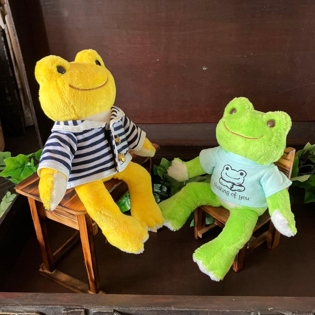 【ちびまま】かえるのピクルス ブランコ2点&木製 椅子&机