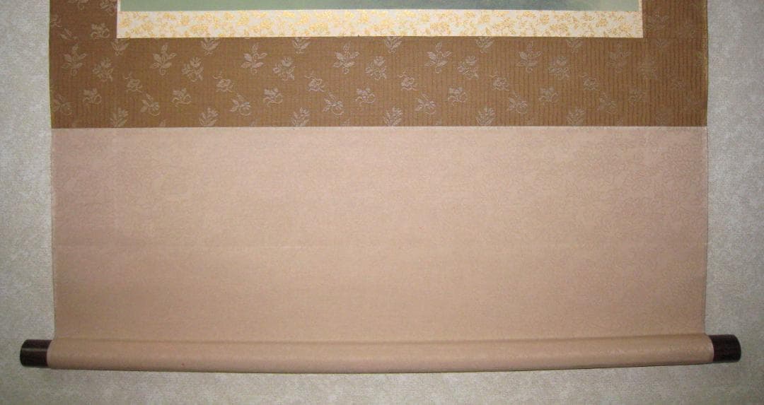 【真筆】掛け軸　富峰風景(富士山)◆成瑞　共箱・タトウ箱付