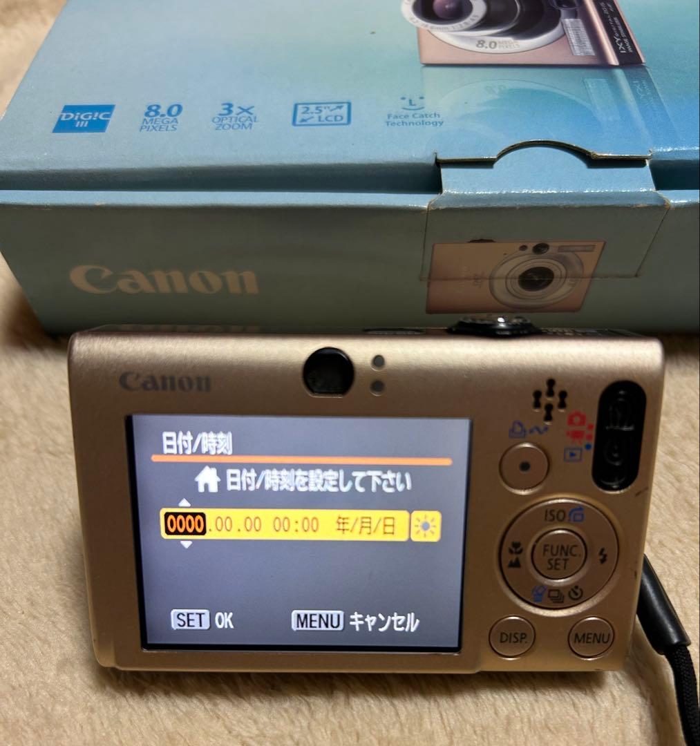 【美品】Canon IXY DIGITAL 2015 ゴールド 本体と付属品