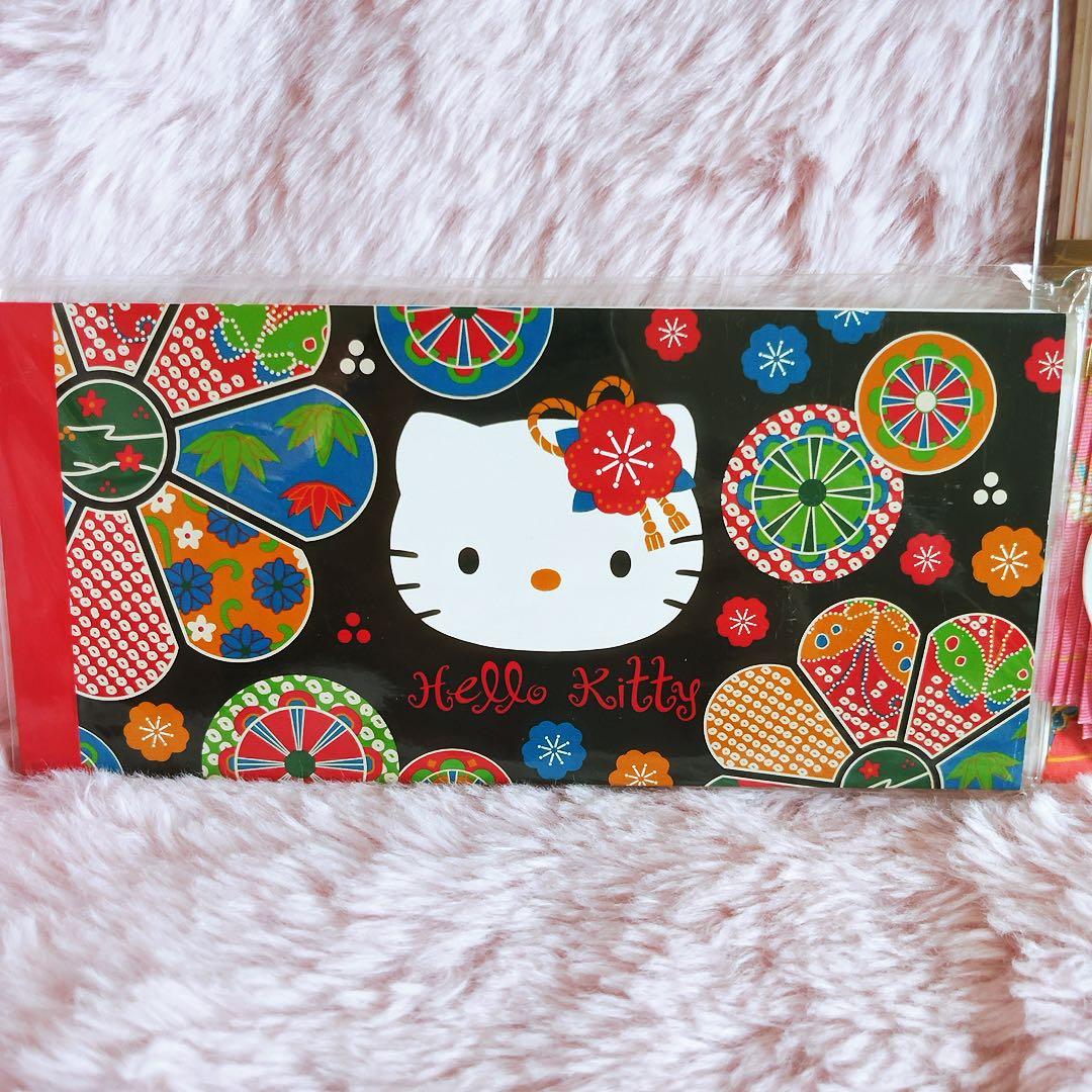 希少レア　ハローキティ　USA 和柄　レターセット　メモ　ノート　2000