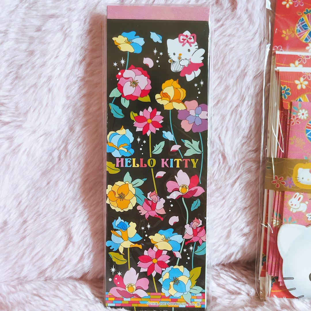 希少レア　ハローキティ　USA 和柄　レターセット　メモ　ノート　2000