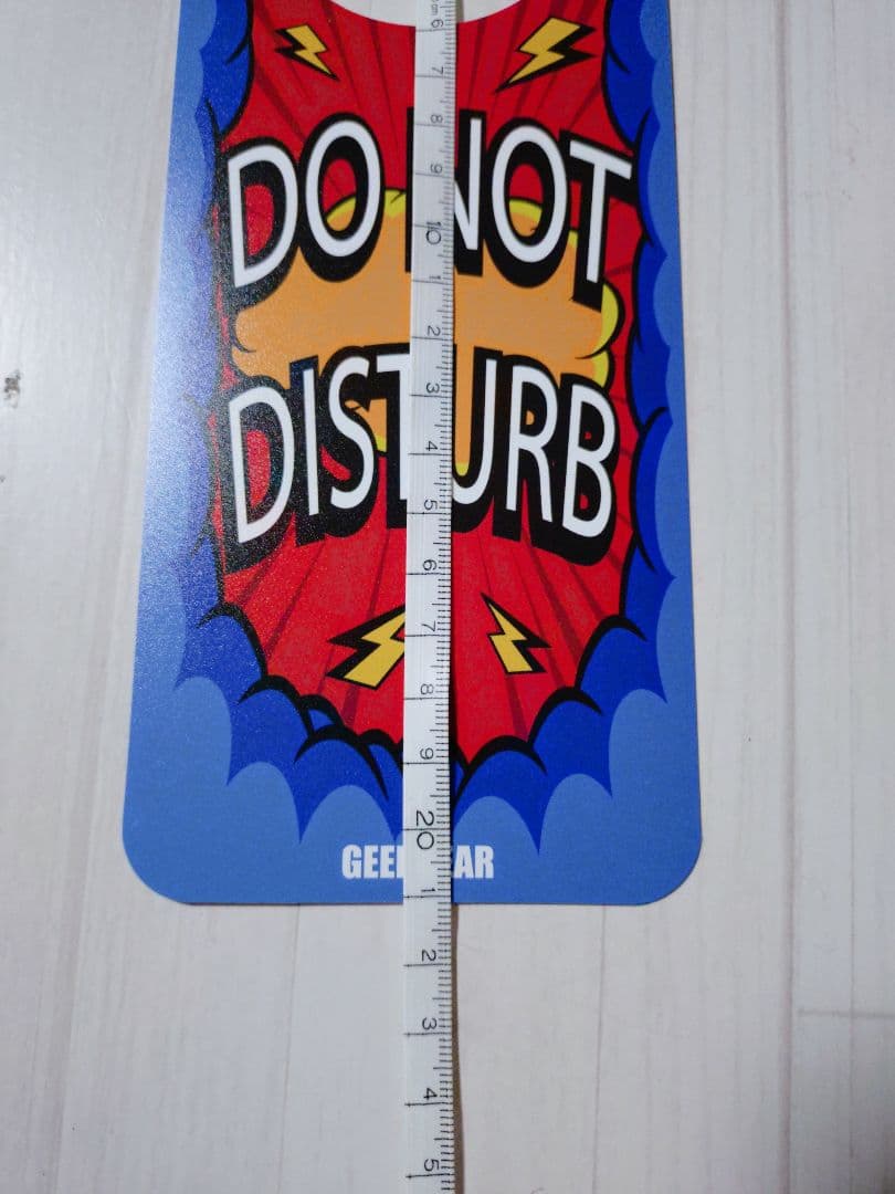 ドアハンガー 2枚 ドアノブプレート 裏表 リバーシブル ノックしてください