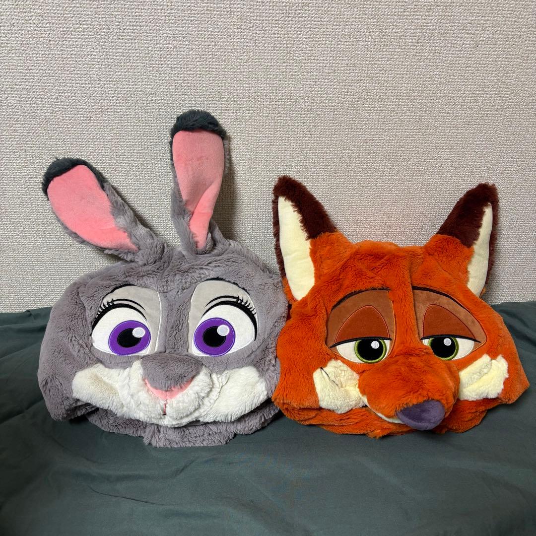 2点セット　ズートピア　ディズニーファンキャップ　ニック　ジュディ
