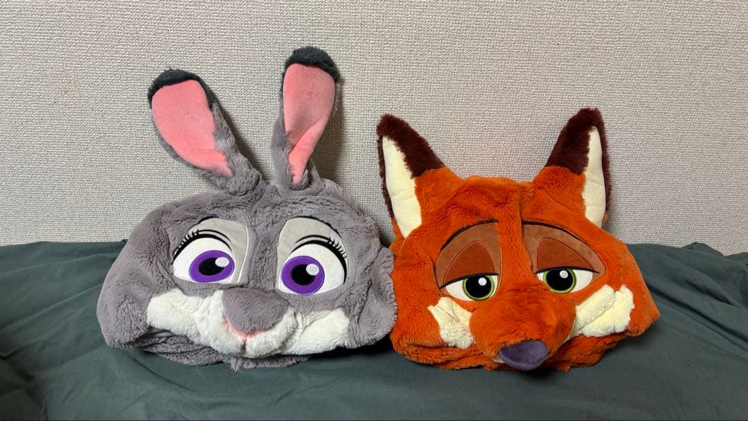 2点セット　ズートピア　ディズニーファンキャップ　ニック　ジュディ