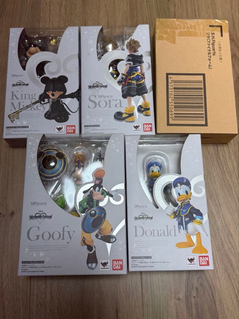 s.h.figuarts キングダムハーツ 5体セット