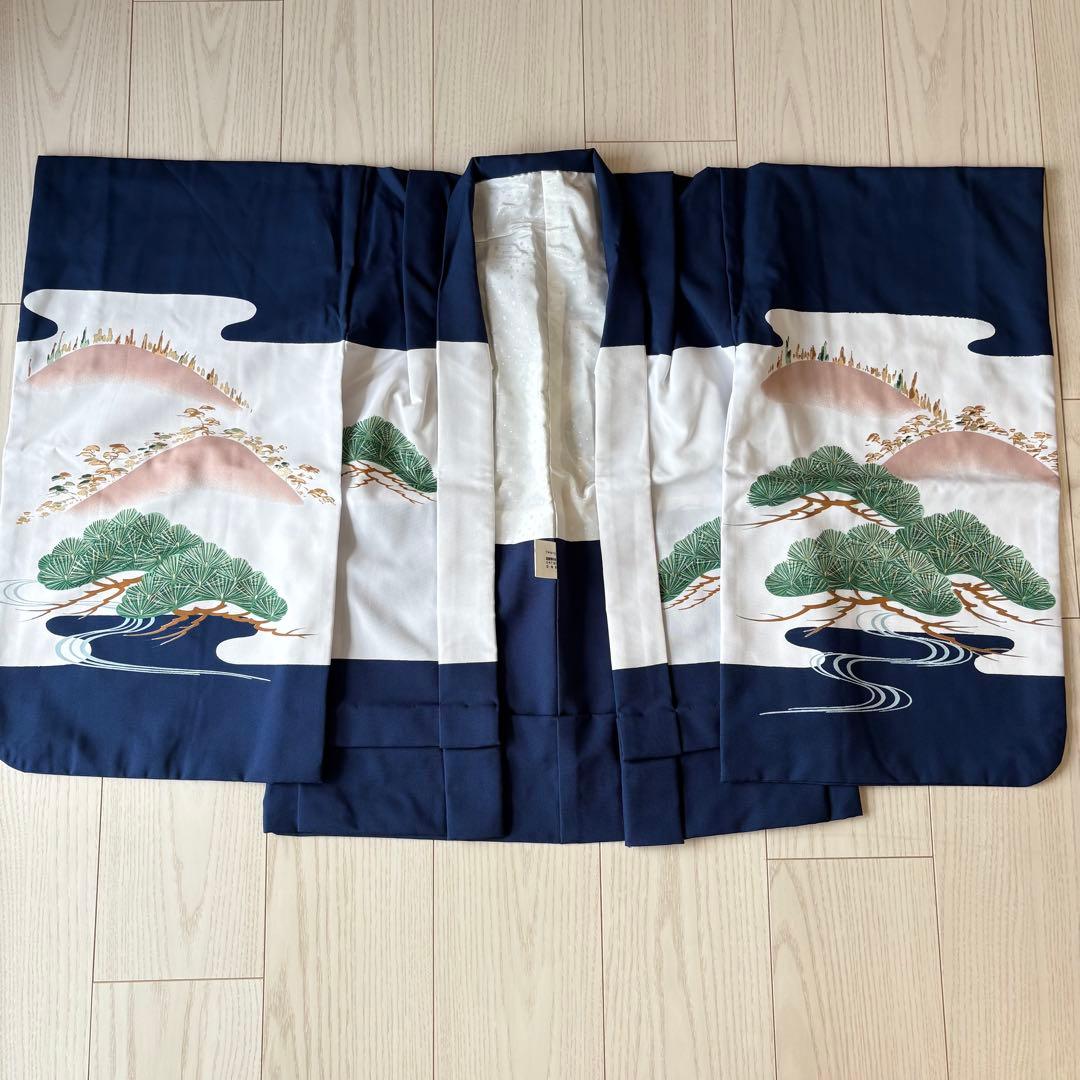 男の子　袴　七五三 紺色　美品　5歳　着物