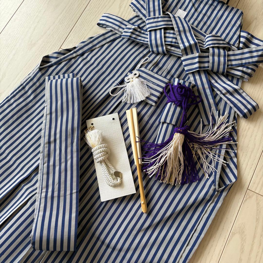 男の子　袴　七五三 紺色　美品　5歳　着物