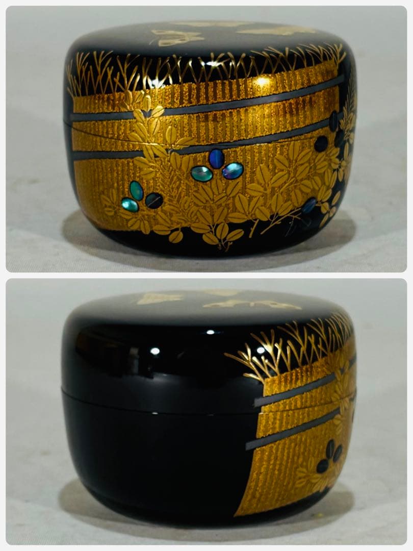 人間国宝　一后一兆作　野々宮 棗　美品　共箱　茶道具　送料込