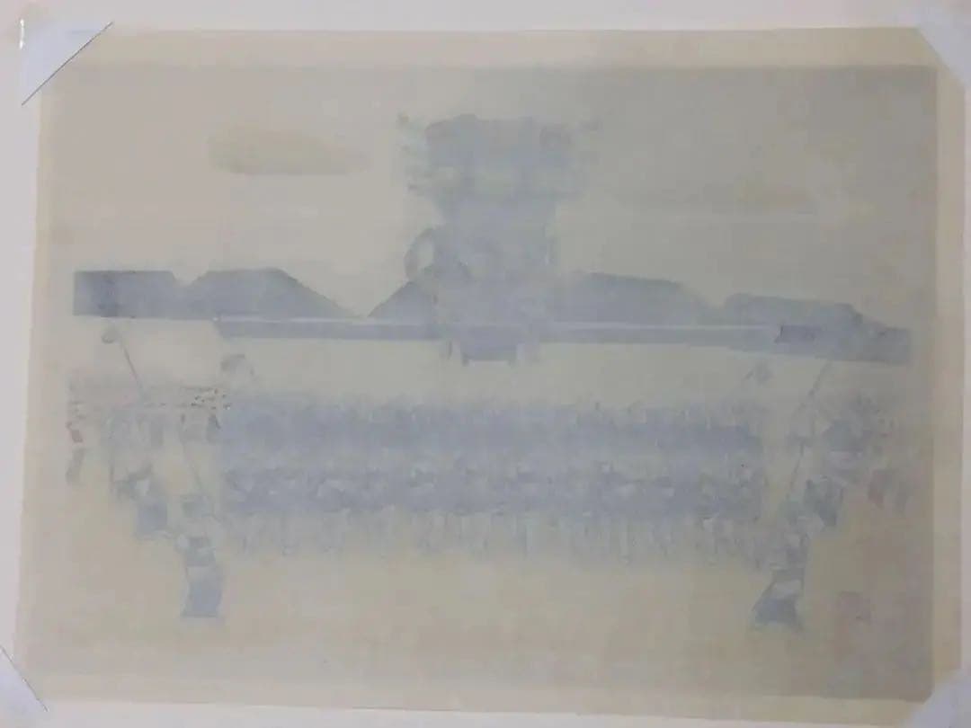 長崎くんち★コッコデショ 太鼓山/山下南風 合羽版画★