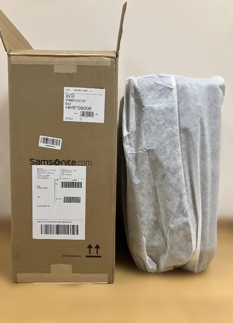 サムソナイト ミンターMinter スピナー61/22 エキスパンダブル M