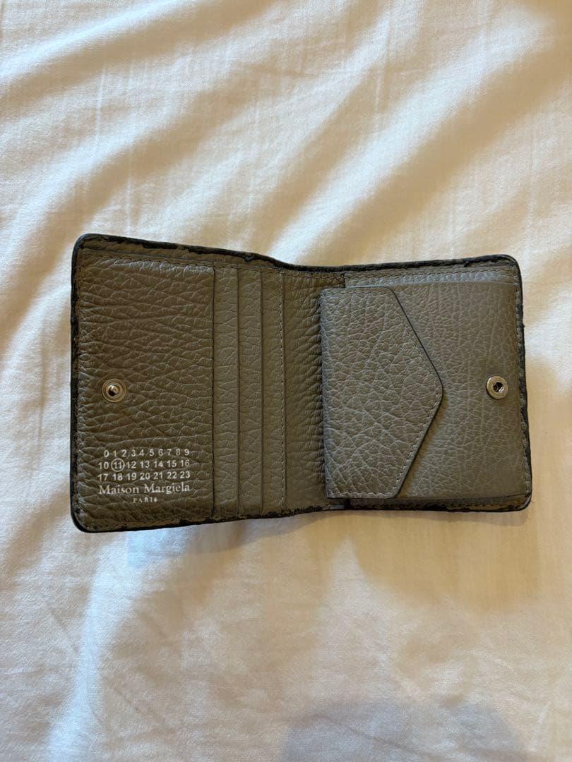 Maison Margiela】 三つ折り財布 グレー 箱無し