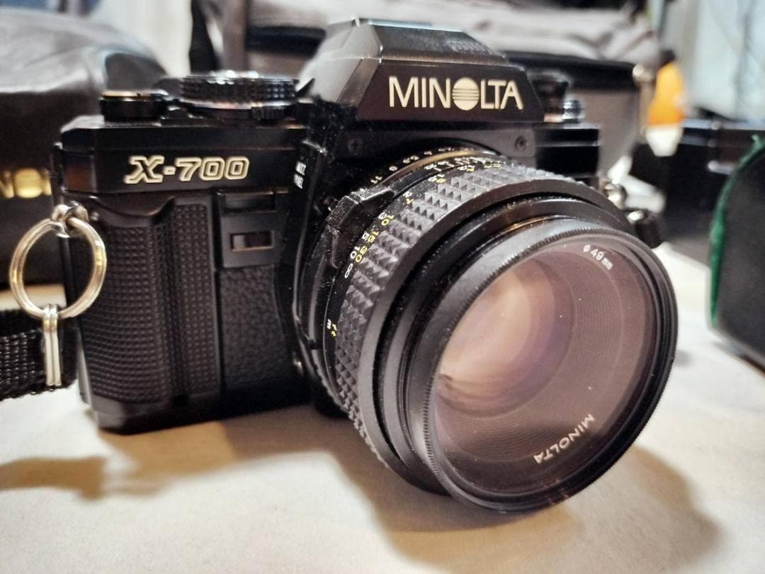 ◇中古　ミノルタ　X-700 35mm SLR　カメラキット　付属多数あり