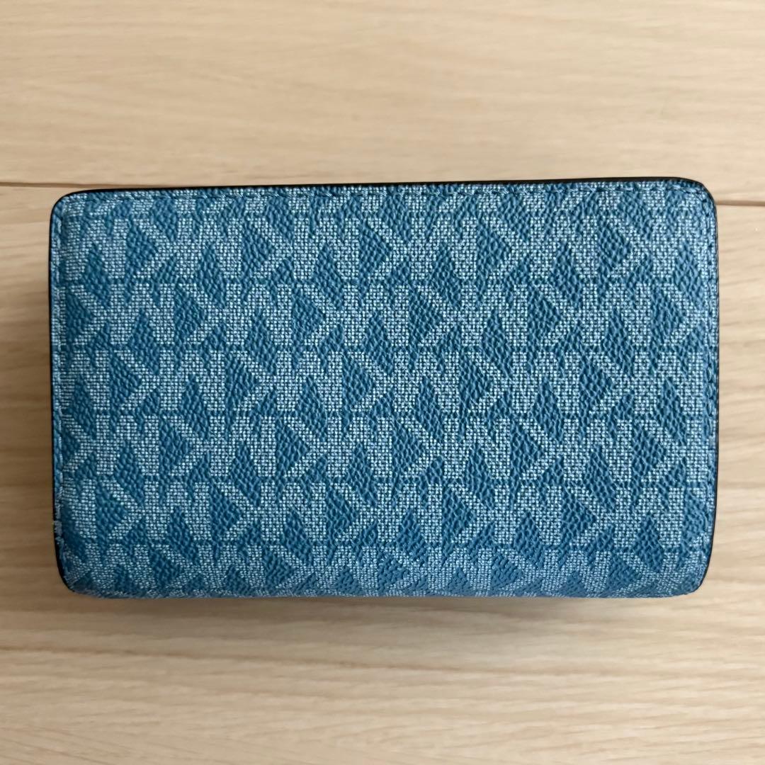 MICHAEL KORS マイケルコース 二つ折り財布　ブルー