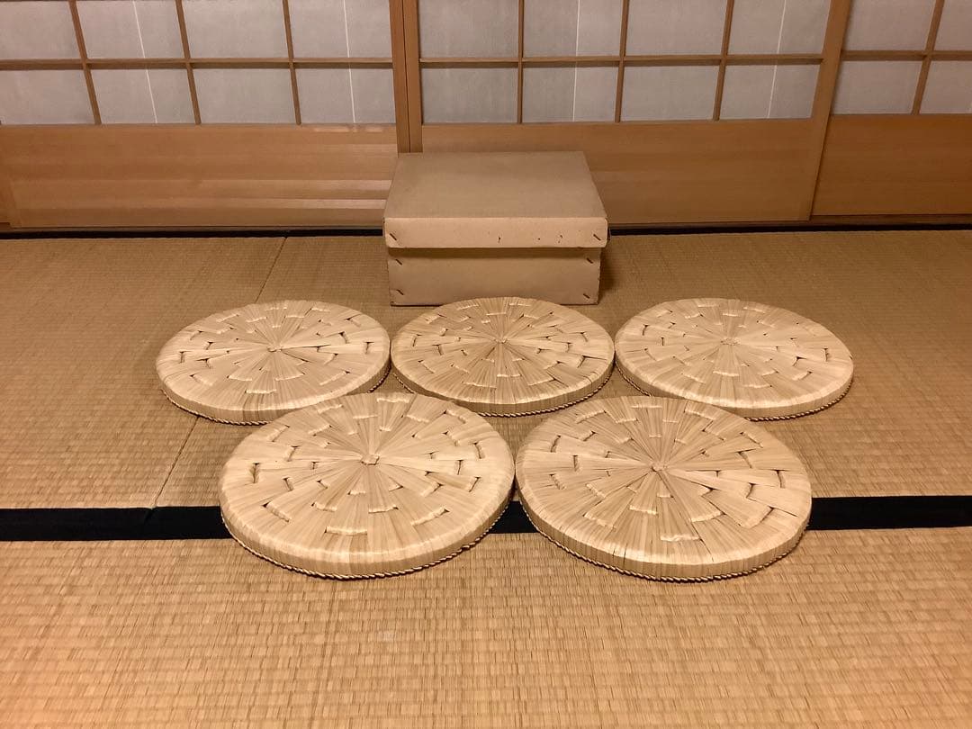 茶道具　茶事　円座5客