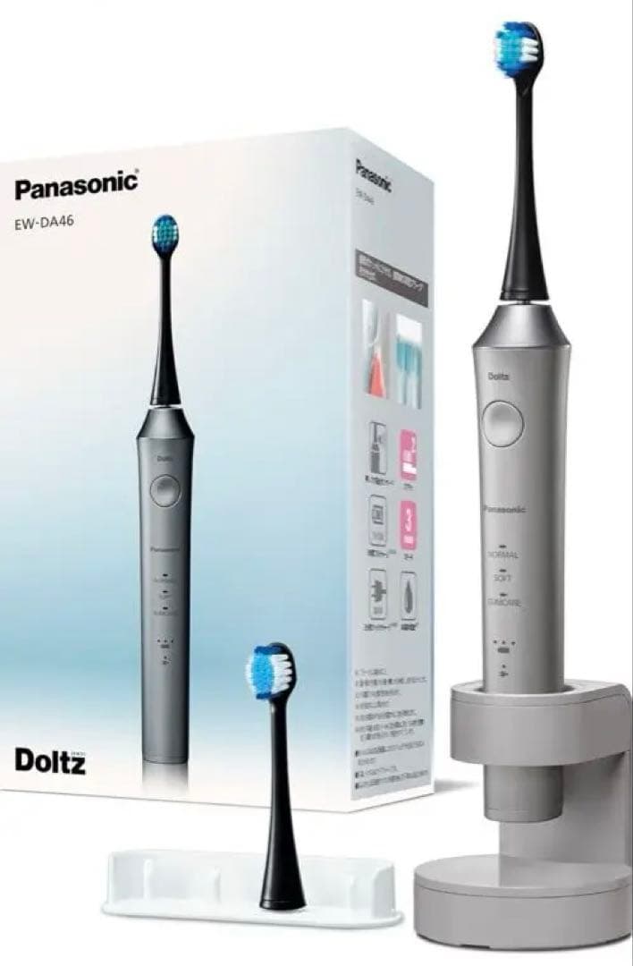 パナソニック 電動歯ブラシ ドルツスタンダードモデル グレー EW-DA46-H