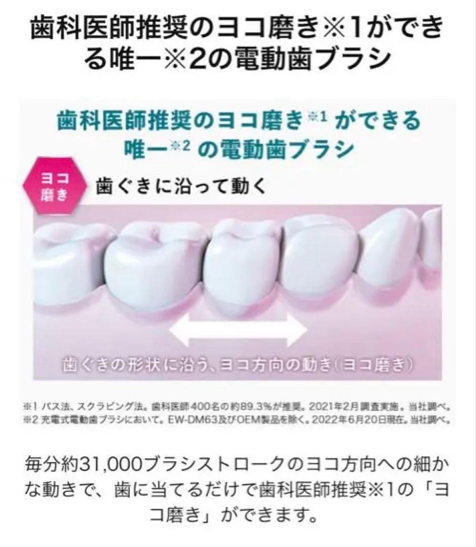 パナソニック 電動歯ブラシ ドルツスタンダードモデル グレー EW-DA46-H