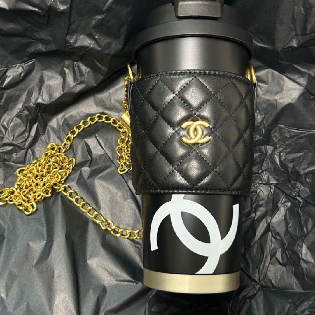【数量限定】❤CHANEL❤ 非売品 ボトルホルダー タンブラー 水筒 ブラック