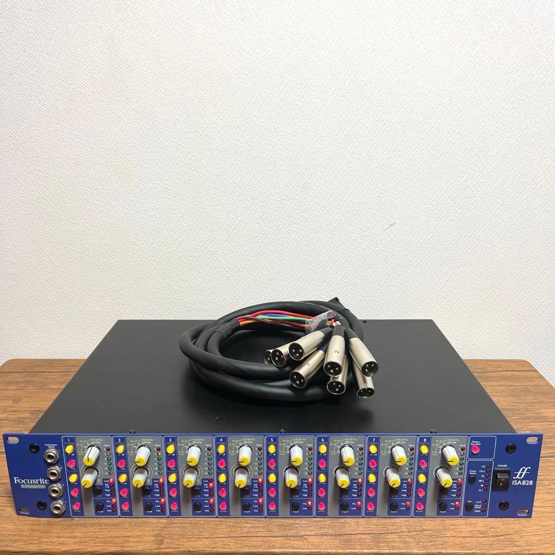 【希少！】focusrite ISA828 マイク プリアンプ フォーカスライト