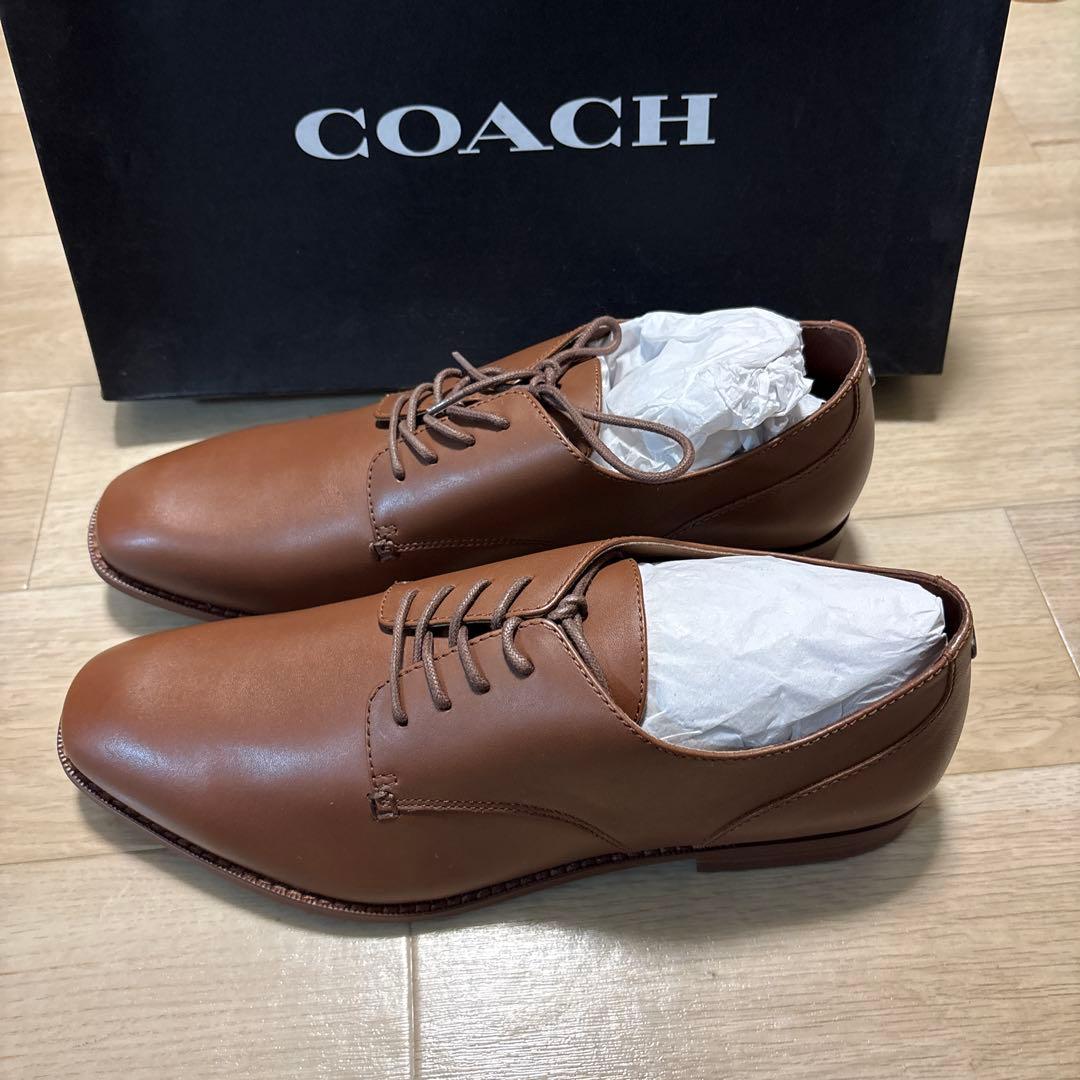 【半額以下！】コーチ Coach ダービーシューズ ブラウン 27.5cm