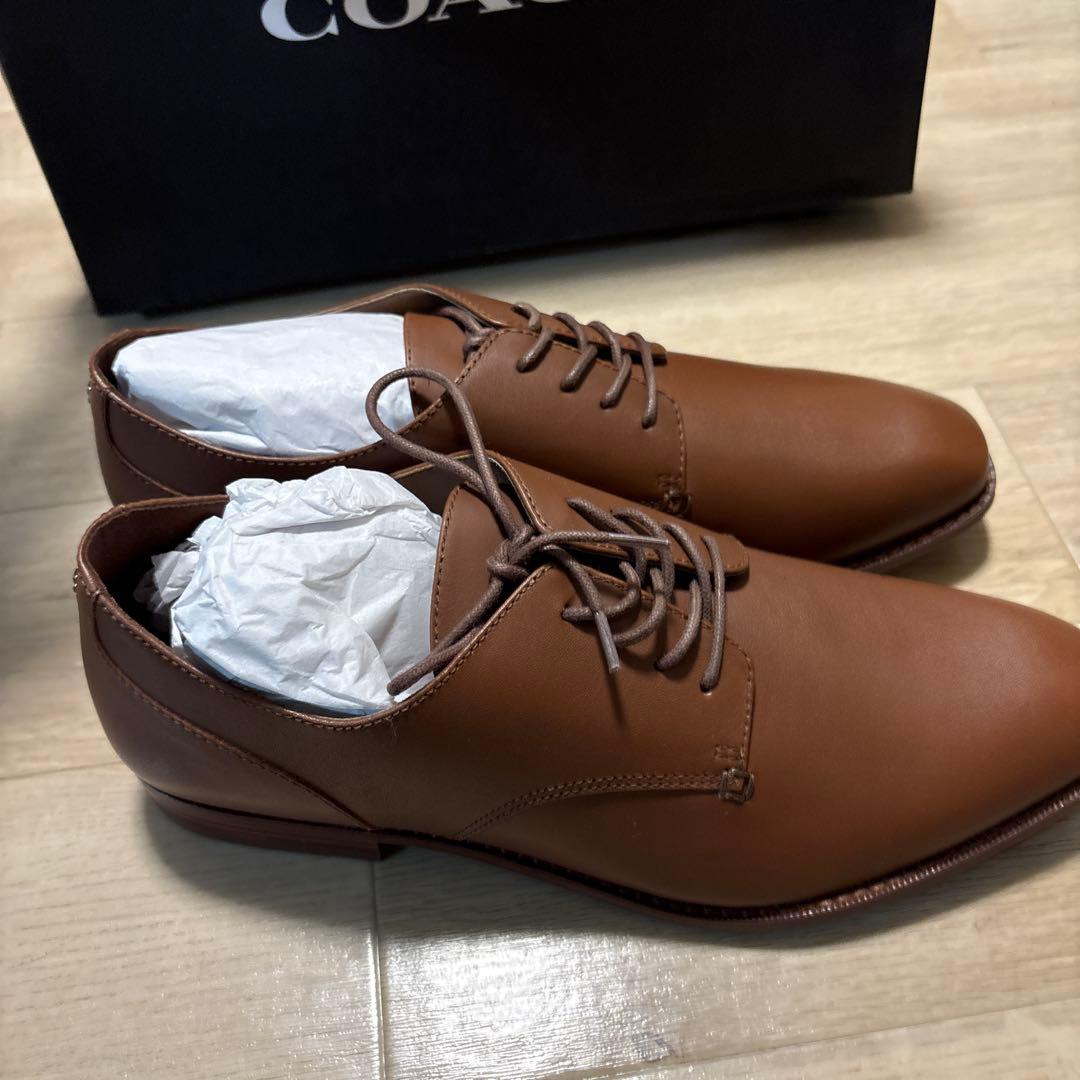 【半額以下！】コーチ Coach ダービーシューズ ブラウン 27.5cm
