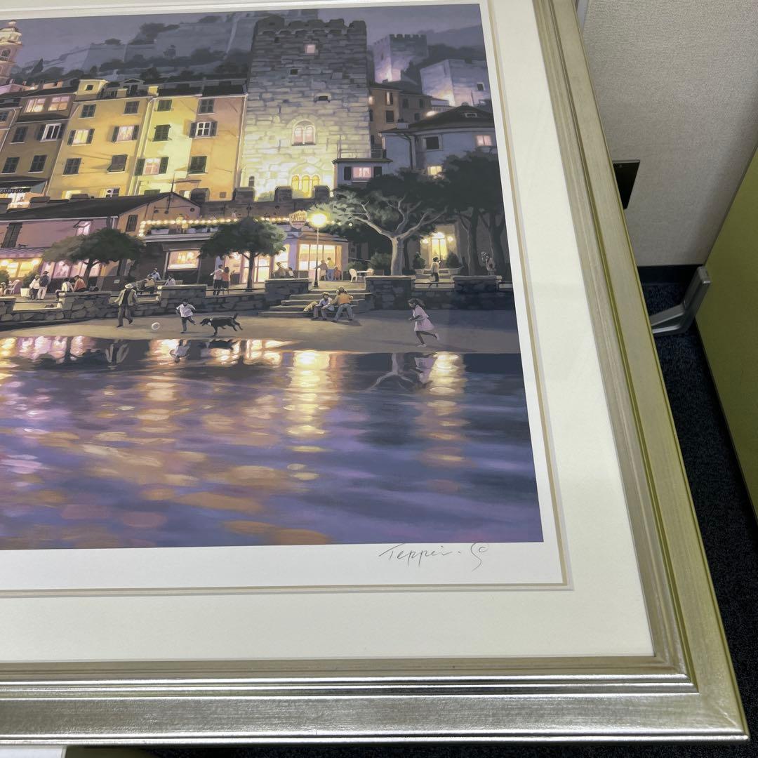 マコクンです【真作】笹倉鉄平　シルクスクリーン　ヴィーナスの港