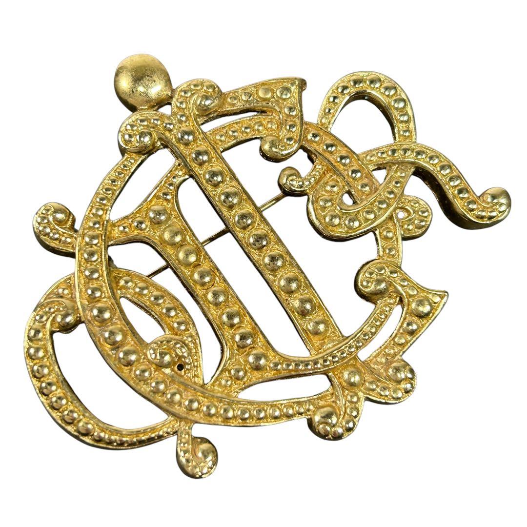 【ミニちゃん】ディオール　ブローチ　エンブレム