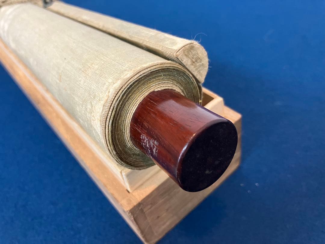 キリスト　絹本　掛軸（クリスチャン　カトリック　聖書 クリスマス）