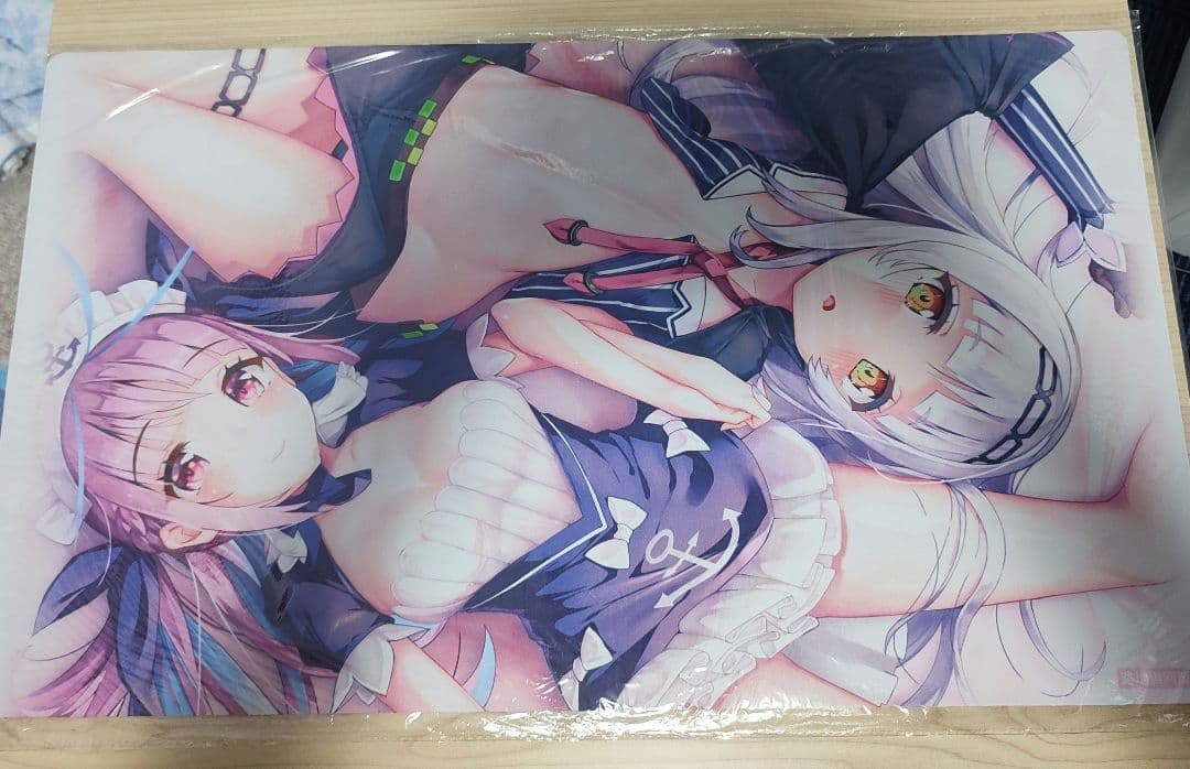 ホロライブ 湊あくあ 紫咲シオン プレイマット