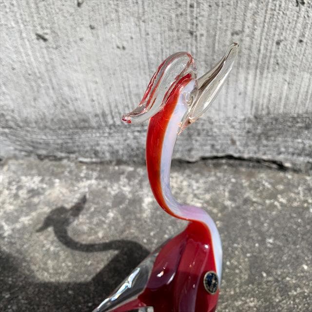 イタリア｜murano/ムラーノ｜ガラスオブジェクト｜鳥｜ヴェネツィア｜
