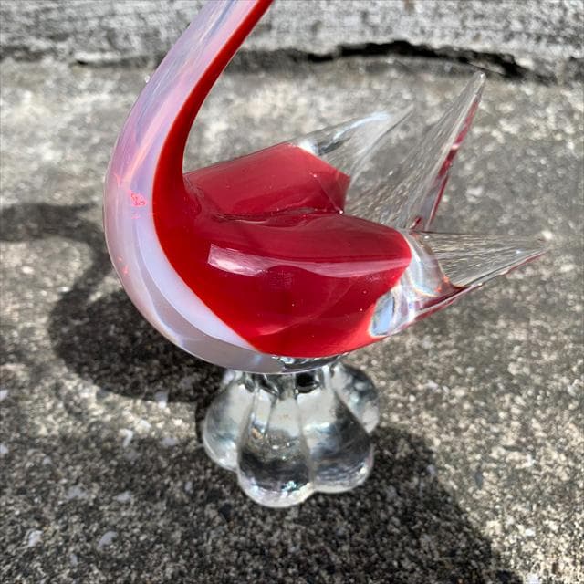 イタリア｜murano/ムラーノ｜ガラスオブジェクト｜鳥｜ヴェネツィア｜