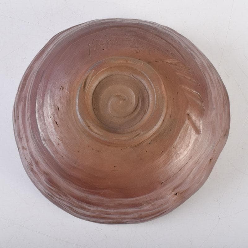 茶道具　常滑焼　滝田椿渓作　真焼　茶碗　時代箱　C　8714