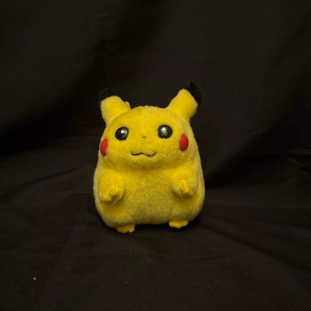 初期1998ピカチュウ ぬいぐるみ まんまる笛サウンド ミニサイズ 当時物