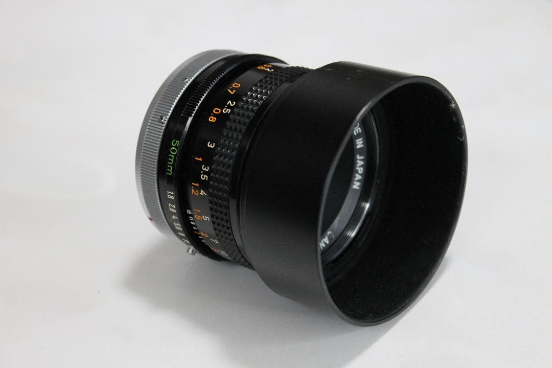 レンズ(単焦点) Canon FD 50mm F1.8 S.C +FD 28mm F3.5 S.C