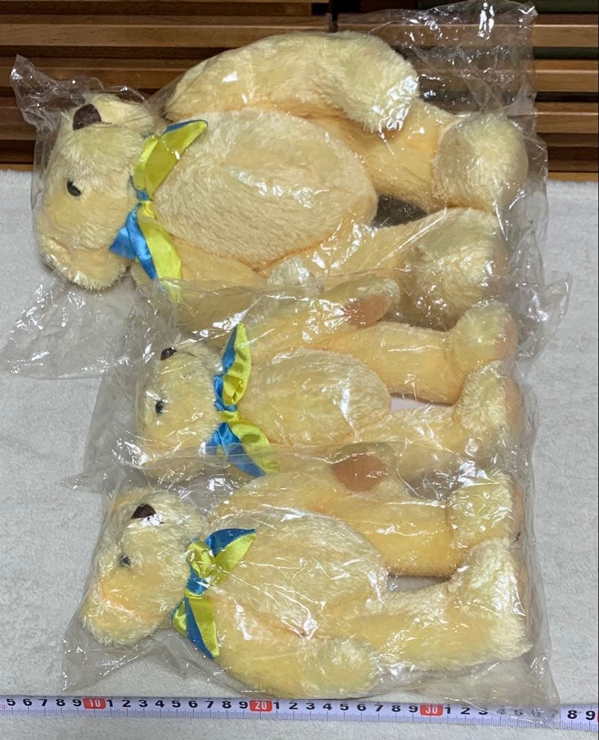 AIRDO「ベア・ドゥ」ヴィンテージ未使用 3体セット