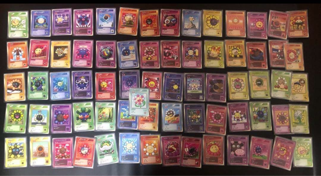 108フラワーズ 村上隆 C（コモン）71枚 コンプリート 日本語版