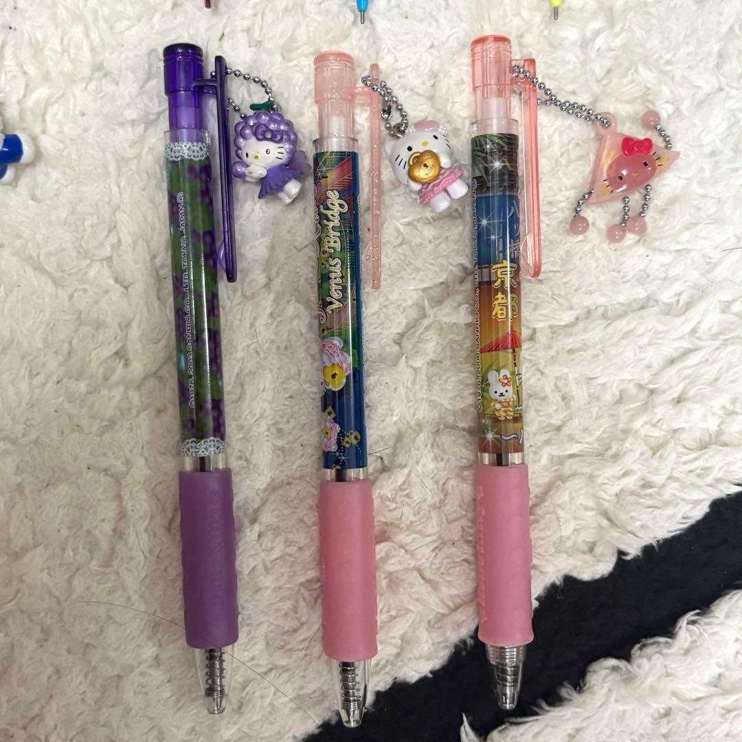 ご当地キティちゃん　シャープペンシル ボールペン 15本セット