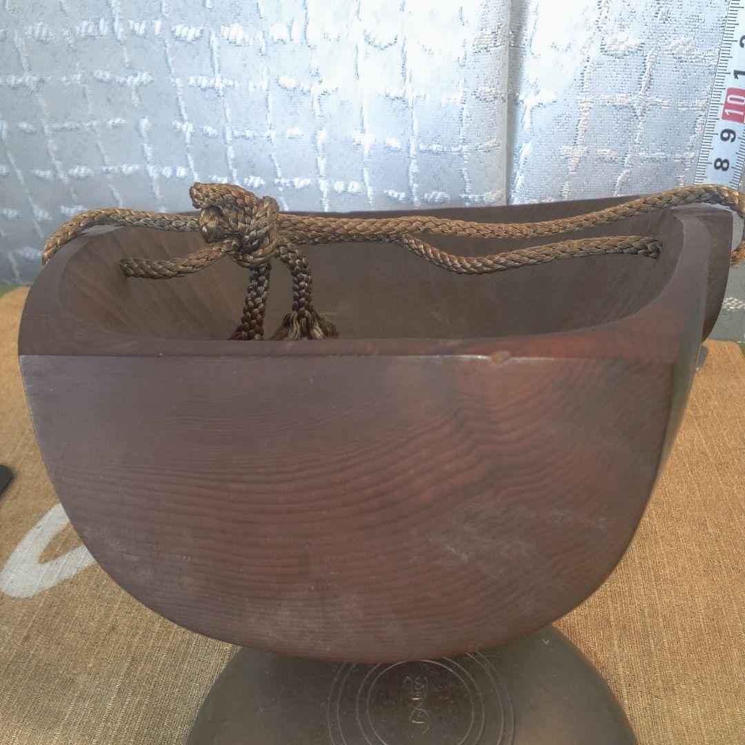 面 木彫 木製顔面マスク 茶色 キズスレ小傷打痕あります